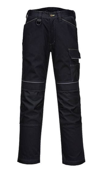 Portwest Ochranné kalhoty do pasu, černé, bojové kalhoty pw304bkr,r.36-eu52