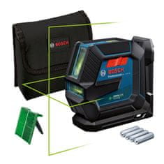 Bosch Křížový laser gll 2-15g zelený