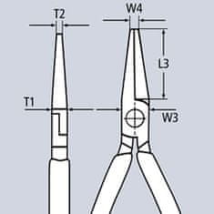 Knipex Půlkruhové štípací kleště 200 mm