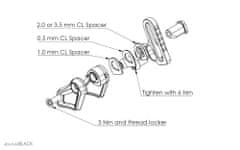 AbsoluteBlack Vodítko řetězu TOP CHAIN GUIDE S3 E-type