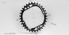 AbsoluteBlack 94 BCD OVAL 34T SRAM převodník