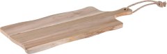 H & L Dřevěné krájecí prkénko 49x20x1,5cm, teak dřevo 