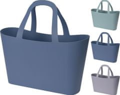 H & L Plastová nákupní taška Mili 51x26x52cm, šedá Y54230950