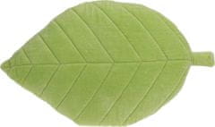 H & L Sametový polštář LEAF 50x30cm, světle zelený 