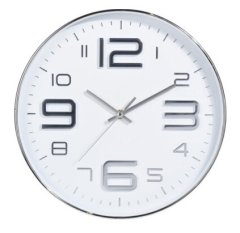 H & L Nástěnné hodiny Classic 31cm, bílá 837000130
