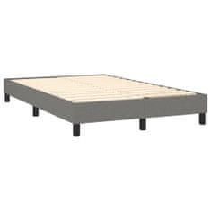 Petromila Box spring postel s matrací tmavě šedá 120x200 cm textil