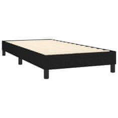 Petromila Box spring postel s matrací černá 100 x 200 cm textil