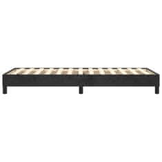 Vidaxl Box spring postel černá 100 x 200 cm samet