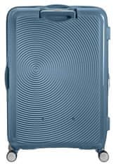 American Tourister Cestovní kufr na čtyřech kolečkách. SOUNDBOX SPINNER 77 EXP Stone Blue