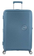 American Tourister Cestovní kufr na čtyřech kolečkách. SOUNDBOX SPINNER 77 EXP Stone Blue