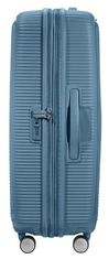 American Tourister Cestovní kufr na čtyřech kolečkách. SOUNDBOX SPINNER 77 EXP Stone Blue