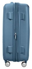 American Tourister Cestovní kufr na čtyřech kolečkách. SOUNDBOX SPINNER 67 EXP Stone Blue