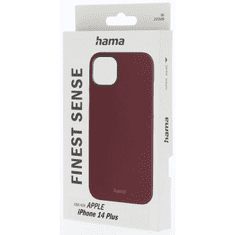 Hama Finest Sense, kryt pro Apple iPhone 14 Plus, umělá kůže, bordový