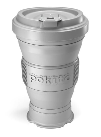 Pokito Skládací hrnek Pokito 3v1 475ml cool grey