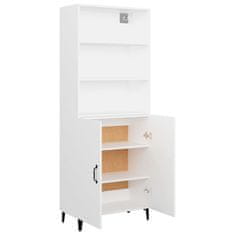 Greatstore Skříň highboard bílá kompozitní dřevo