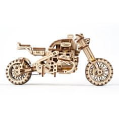 InnoVibe Ugears 3D puzzle Motorka s vozíkem 380 kusů