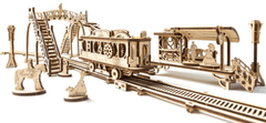 InnoVibe Ugears 3D puzzle - Tramvajová linka 284 dílků