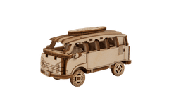 InnoVibe Wooden City 3D puzzle Superfast Minibus Retro