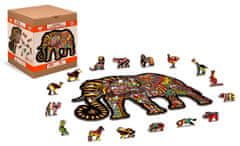 InnoVibe Wooden City Dřevěné puzzle Magický slon 150 dílků EKO