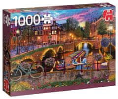 InnoVibe JUMBO Puzzle Vodní kanály v Amsterdamu 1000 dílků