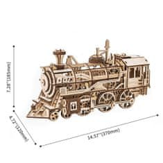 InnoVibe Lokomotiva - 3D dřevěná stavebnice
