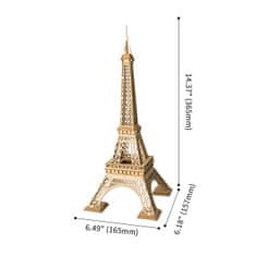 InnoVibe Eiffelova věž - 3D dřevěná stavebnice