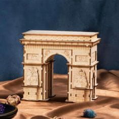 InnoVibe Arc de Triomphe - Vítězný oblouk - 3D dřevěná stavebnice - dekorace