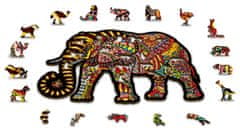InnoVibe Wooden City Dřevěné puzzle Magický slon 150 dílků EKO