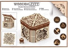 InnoVibe Wooden City 3D puzzle Tajemná schránka 176 dílů