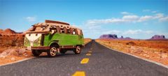 InnoVibe Wooden City 3D puzzle Superfast Minibus Retro