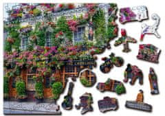 InnoVibe Wooden City Dřevěné puzzle Londýnská hospoda 2v1, 300 dílků EKO
