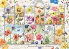 InnoVibe JUMBO Puzzle Letní květinové známky 1000 dílků