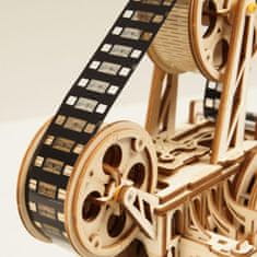 InnoVibe RoboTime 3D dřevěné mechanické puzzle Filmový projektor