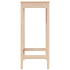 Greatstore Barový stolek 50 x 50 x 110 cm masivní borové dřevo