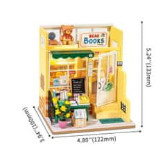 InnoVibe Knihkupectví - DIY Miniaturní domeček pro panenky