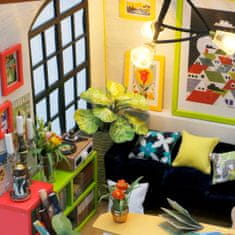 InnoVibe Obývací pokoj Locus - DIY Miniaturní domeček pro panenky
