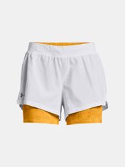 Under Armour Kraťasy UA Iso-Chill Run 2N1 Short-WHT M