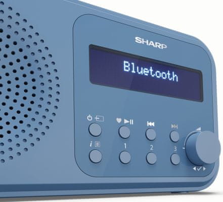  rádioprijímač sharp DR-P420 moderný dizajn Bluetooth dab fm tuner budík časovač vypnutia snooze