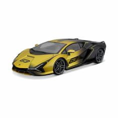 BBurago 1:18 TOP Lamborghini Sián FKP 37 žlutá