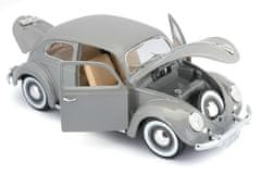 BBurago 1:18 VOLKSWAGEN KAFER-BEETLE stříbrná