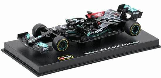 BBurago BB38058nr77 1:43 RACE F1 - MERCEDES-AMG F1 W12 E Performance (2021) #77 (Valtteri Bottas) w