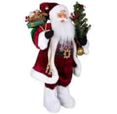 Dům Vánoc Santa se stromečkem a dárky 60 cm
