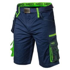 Šortky NEO TOOLS PREMIUM, 62 % bavlna, 35 % polyester, 3 % elastan