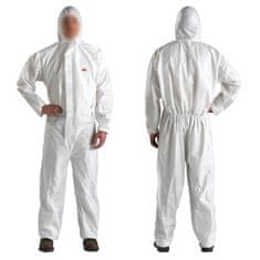 GROW Bílý ochranný oblek 3M - XL
