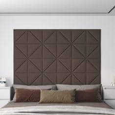 Vidaxl Nástěnné panely 12 ks taupe 30x30 cm textil 0,54 m²