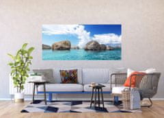 AG Design Balvany v oceánu, fototapeta , 202 x 90 cm