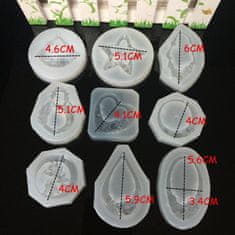 Kraftika Silikonová formička pro tvoření 3d mýdla, přívěsků