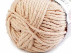 Kraftika 1ks (0282) šedá holubí pletací příze merino bulky 100g