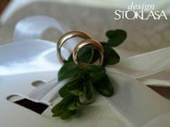 Kraftika 20pár zlatá sv. dekorační svatební prsteny