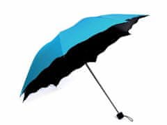 Kraftika 1ks 5 modrá azuro dámský skládací deštník kouzelný
